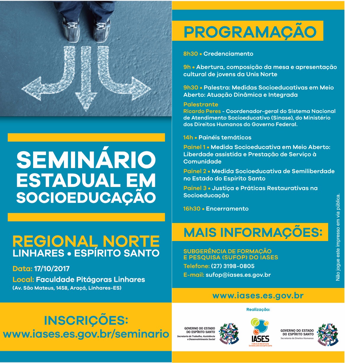 Seminários Estadual Socioeducação Norte 17 10 2017